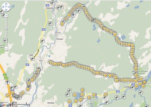 Den avslutande rundan vi körde...