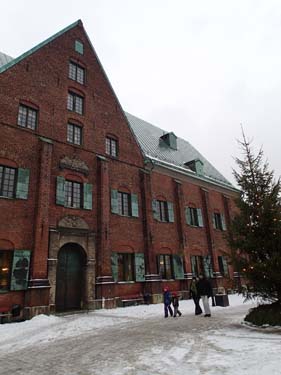 Julgran vid Kronhuset