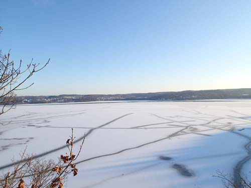 Utsikten över Aspen från Klätterserien #1 var fantastisk denna strålande vinterdag.