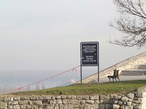 Gick man för nära kanten kunde man utsätta sig för livsfara....