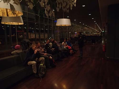 Geocachare på Arlanda