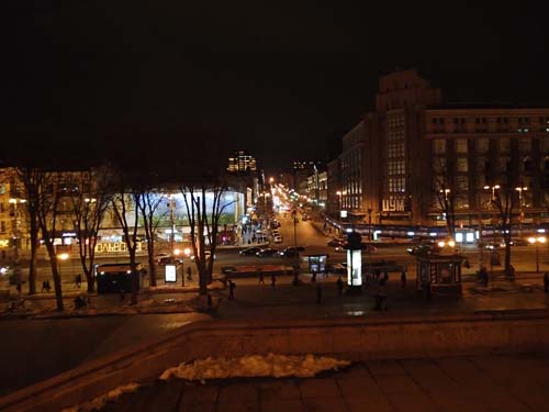 Kiev på kvällen.