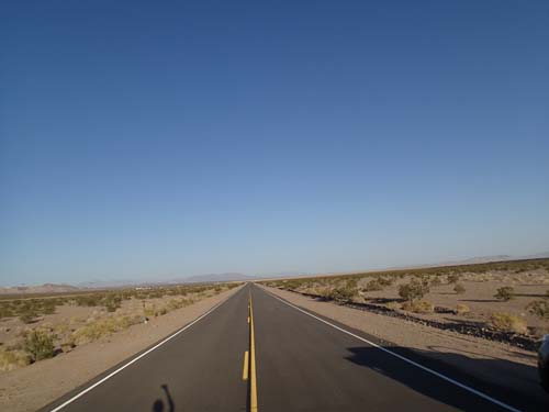 Trafiken besvärade oss inte nämnvärt!