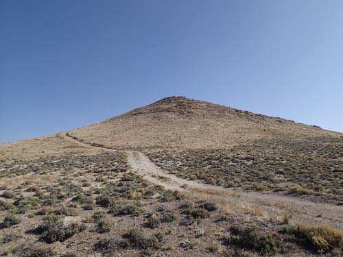 Högst där uppe, 100 höjdmeter upp, skall dunken ligga.