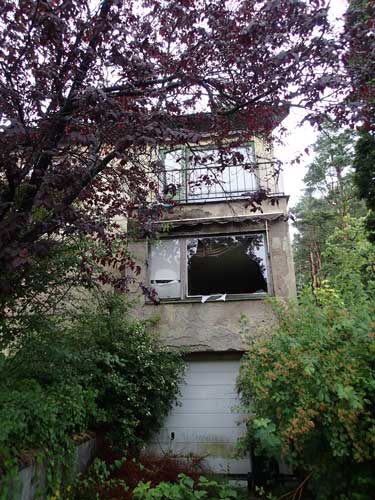 Det finns ödehus även i de finaste villakvarter!