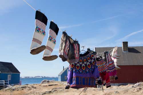 Nationaldräkt på tork!