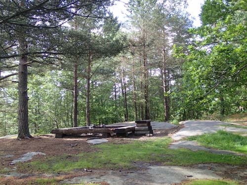 Fin plats för ett event! Inte långt från cachen.