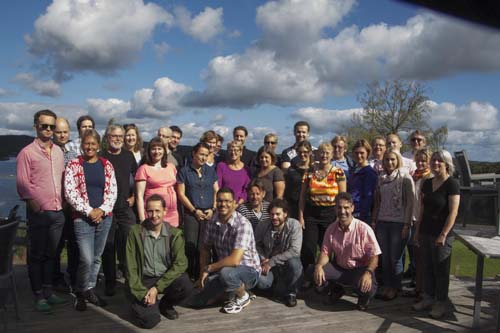 Mängder av mugglare men också två geocachare, Hallén givetvis men också Mallabas.