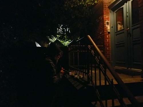 På kvällsjakt i Århus.