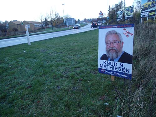 Det var valtider i Danmark, här trodde jag först att det var Ragge1 som var på bild...
