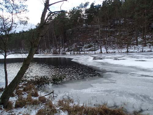 Isen börjar lägga sig!