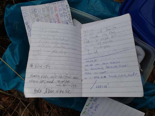 Här är CJs loggbok för cachen "Beware of the trolls".