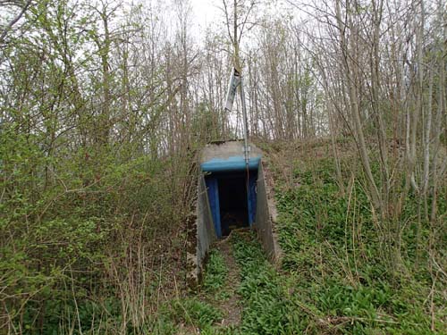 Bunker med solceller på taket!