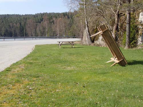 Pisa har sitt torn men i Norge finns detta bord...