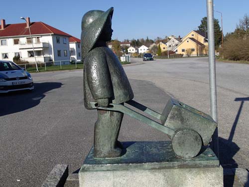 Lille Mannen - kul cache även om det var mycket mugglare i farten!