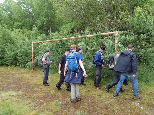 Ett helt gäng geocachare har gått i måååååååål..... Men har ni inte glömt något nu?