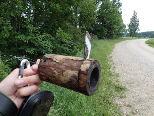 Typisk burk på trailen.