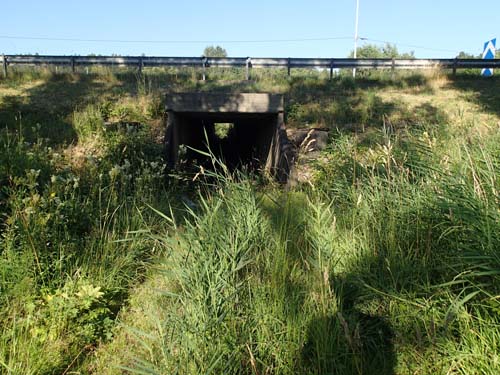 Det finns många små övergivna tunnlar under motorvägen, de flesta fyllda med vatten. De byggdes för jordbrukets behov, men idag finns inte många bönder kvar på Hisingen.