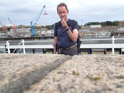 Hallén loggar sin första burk på Jersey - härligt!