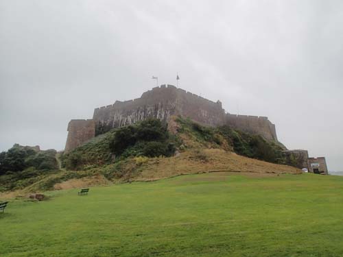 Slottet sett från letter-box sidan...