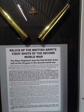 Lite oväntat att hitta de första brittiska skotten under WWII i detta lilla museum!