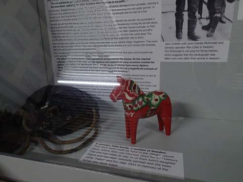 Än mer oväntat att hitta en Dalahäst här!