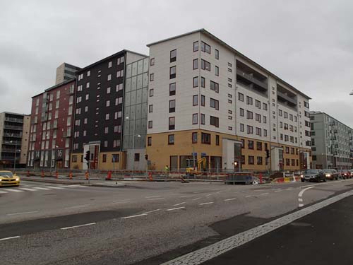 Det har byggts mycket och stort i området!