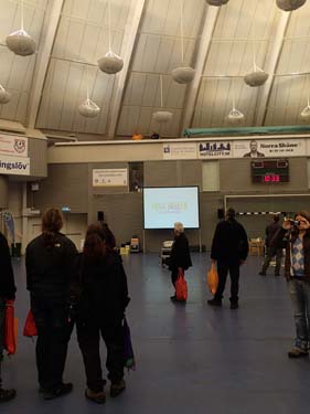 Mega eventet var härmed öppnat!