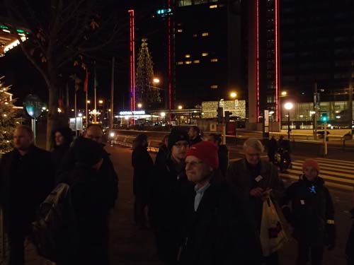 Födelsedagsbarnet i röd luva!