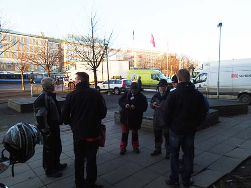 Eventdeltagare i en ring!