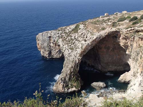 Nog är det en blå grotta!