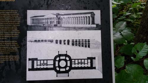 Planer på ett stort slott