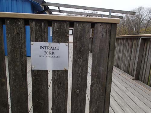 Vi betalade inte inträde, var det kanske därför vi inte hittade burken?