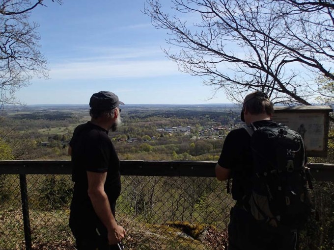 Utsikten var bitvis makalös!