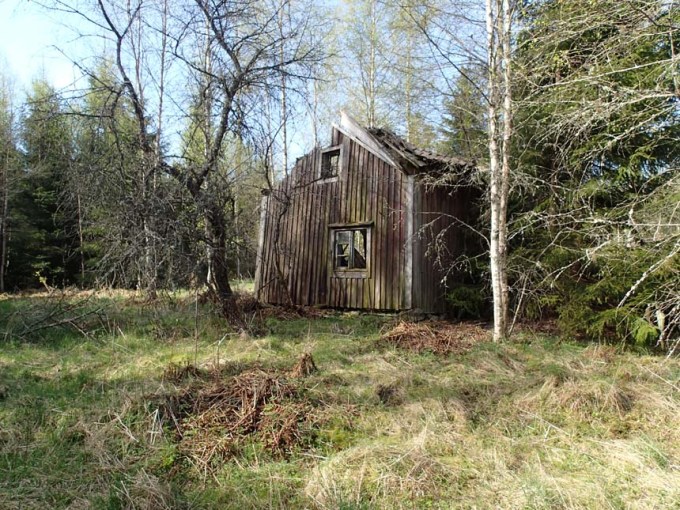 Vi hittade dock ytterligare ett torp i området, men förfallet. Inte långt från silvergruvan.