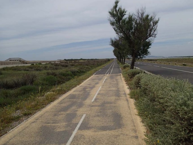 Skönt att cyklisterna höll sig borta!