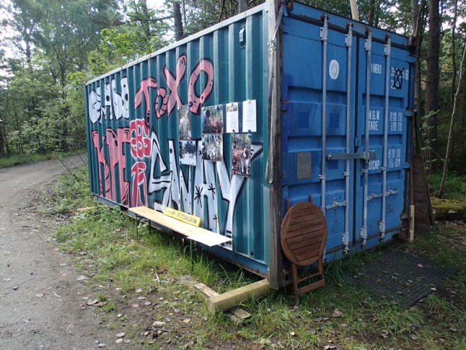 Uppställd i skogen...