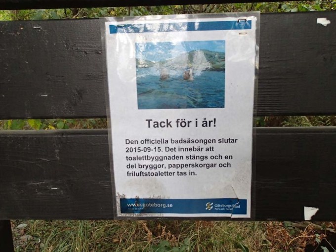 Ni vet väl att sommaren sedan länge, mycket länge, är slut?