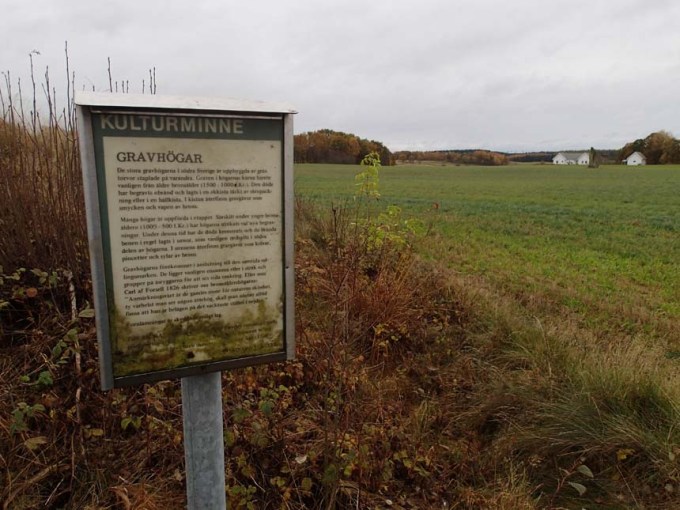 Gravhög, troligen från bronsåldern.